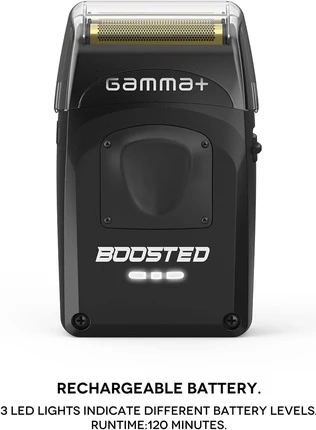 Электрическая машинка для бороды и волос GAMMA+ Boosted с 3 лезвиями
