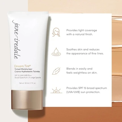 Увлажняющий легкий тонирующий крем Jane Iredale Dream Tint