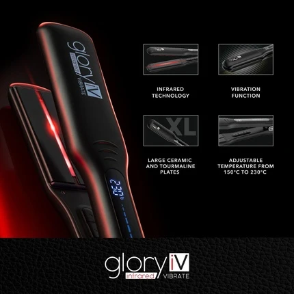Выпрямитель для волос Gamma Professional Vibration Infrared Glory IV Extra Large