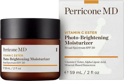Увлажняющий крем Perricone Md с эфиром витамина С для осветления кожи с защитой от солнца широкого спектра SPF 30