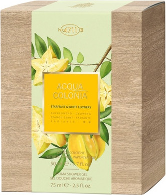 Набор Eau De Cologne и гель для душа 4711 Acqua Colonia Starfruit White Flowers