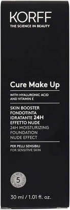 Тональная основа Korff Skin Booster Увлажняющая Тональная Основа 24ч Эффект Nude