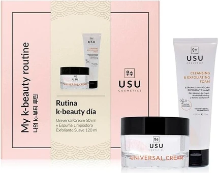 Пенящийся очищающий крем USU Cosmetics K-Beauty Дневной набор по уходу