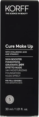 Тональная основа Korff Skin Booster Увлажняющая Тональная Основа 24ч Эффект Естественного Тона