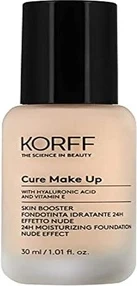 Тональная основа Korff Skin Booster Увлажняющая Тональная Основа 24ч Эффект Обнаженной Кожи