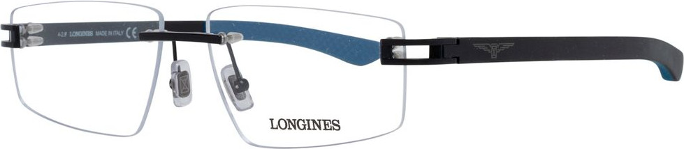 Очки Longines Черные Металлические Очки (Оправа)