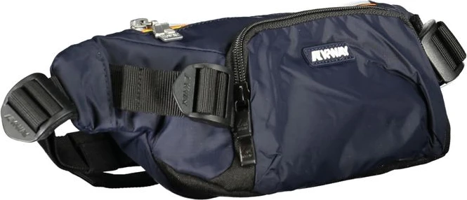 Синяя сумка K-Way из полиэстера