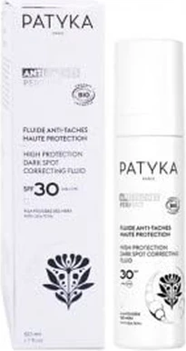 Средство для защиты лица от солнца Patyka Fluide AntiTaches Spf30