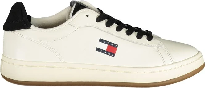 Белые кожаные женские кроссовки Tommy Hilfiger