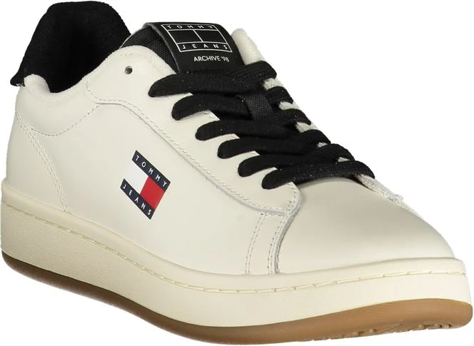 Белые кожаные женские кроссовки Tommy Hilfiger