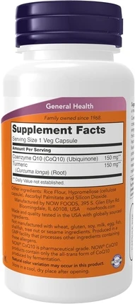 БАД Now Foods CoQ10 150мг Фармацевтического Качества All-Trans Формула
