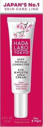 Крем Hada Labo Tokyo Антивозрастной корректор глубоких морщин для области вокруг глаз и рта