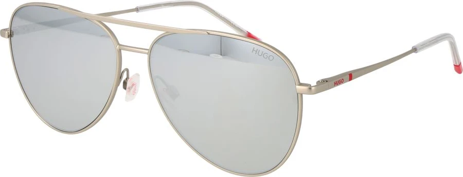 Солнцезащитные очки Hugo Boss из серебристого металла