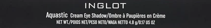 Кремовые тени для век Inglot Aquastic