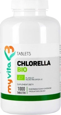 Таблетки Myvita Myvita Organic Chlorella