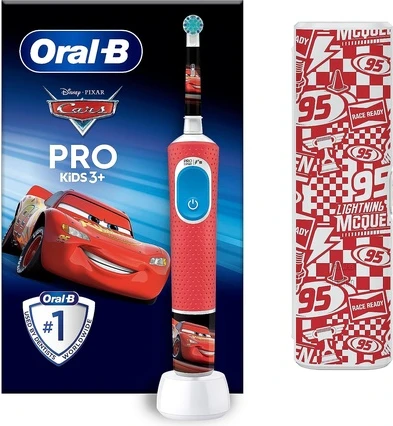 Электрическая зубная щетка Oral-B Vitality Pro 103 Kids Cars с дорожным футляром