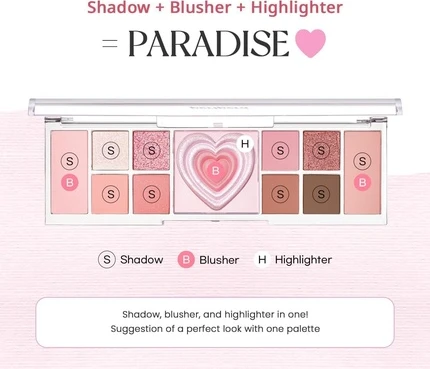 Палетка для век Peripera All Take Mood Like Palette 01 Prestige Pink
