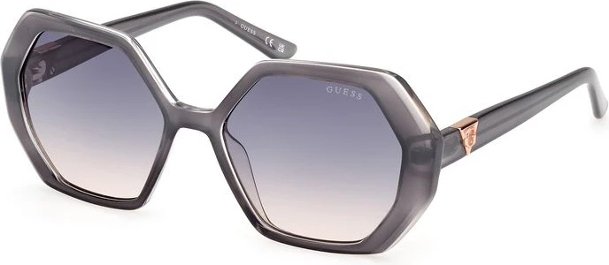 Солнцезащитные очки GUESS из серого пластика