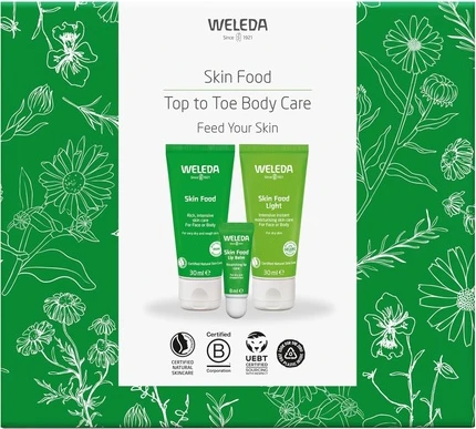 Набор по уходу за телом Weleda Skin Food