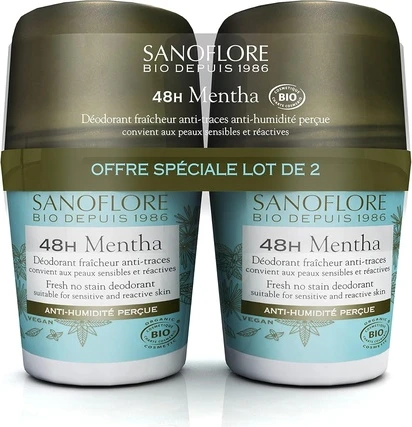 Дезодорант Sanoflore Mentha 48ч Свежесть Без Белых Следов