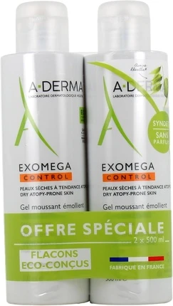 Вспенивающийся гель A-Derma A-Derma Exomega Control