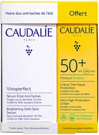 Набор для ухода за лицом Caudalie Vinoperfect Сыворотка для сияния против пигментных пятен