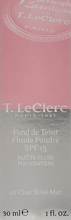 Тональная Основа-Пудра Fluid Leclerc TEINT SPF15