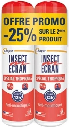 Средство от насекомых Cooper Insect Ecran Тропическая формула Комплект из 2 шт.