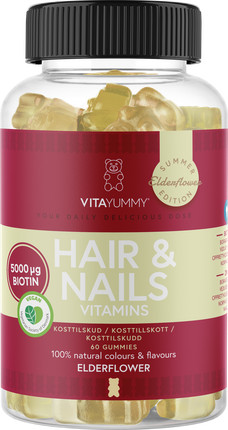 Витамины для волос Vitayummy Vitayummy Hair & Nails с бузиной