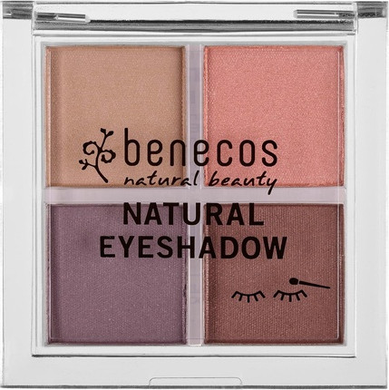 Палетка теней для век Benecos Natural Cosmetics Quattro Beautiful Eyes