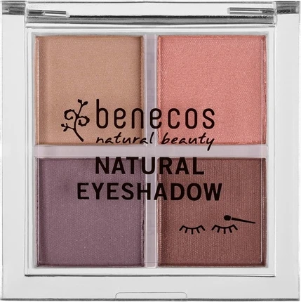 Палетка теней для век Benecos Natural Cosmetics Quattro Beautiful Eyes
