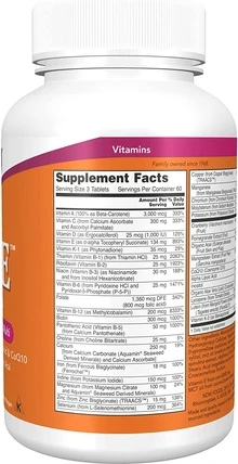 Мультивитамины Now Foods Eve для женщин с клюквой, альфа-липоевой кислотой, CoQ10 и суперфруктами