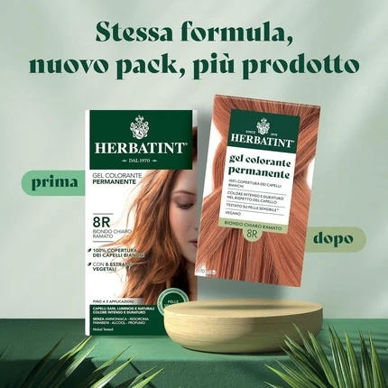 Стойкая Гель-Краска для Волос Herbatint
