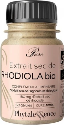Phytalessence Органическая пищевая добавка с чистым экстрактом родиолы