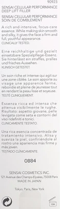 Сыворотка Sensai Cellular Performance Deep Lift Filler
