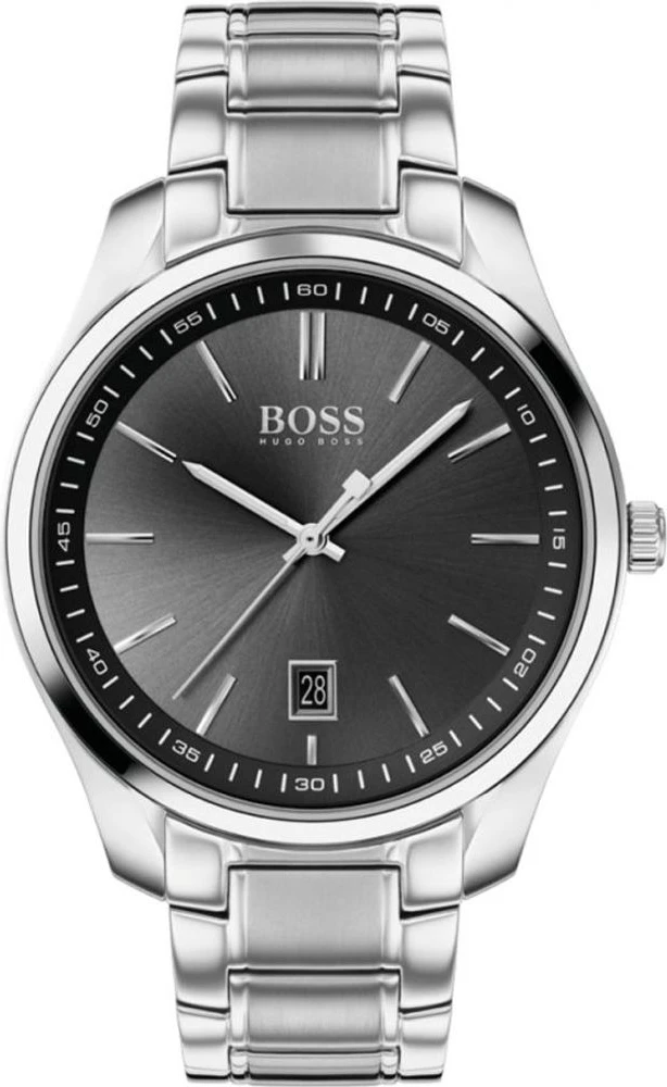 Мужские часы Hugo Boss из нержавеющей стали, серые