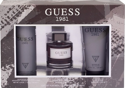 Guess 1981 For Men - Туалетная вода, гель для душа, дезодорант-спрей