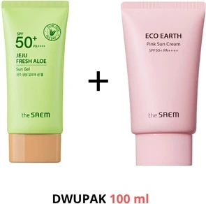 Гель для защиты от солнца The Saem Jeju Sun Gel Eco Pink Sun Package