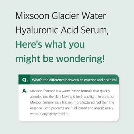 Mixsoon Essential Glass Skin Duo Exfoliating Hydrating Glacier