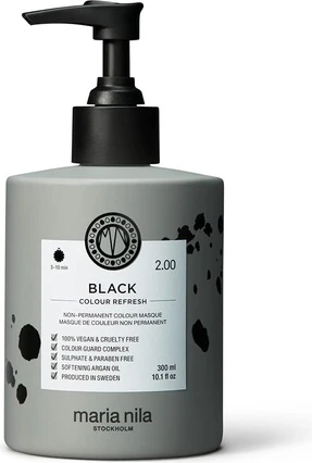 Maria Nila Colour Refresh Black Маска для волос 300 мл