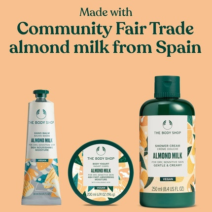 Кремовый гель для душа The Body Shop Almond Milk Essentials Gift Set