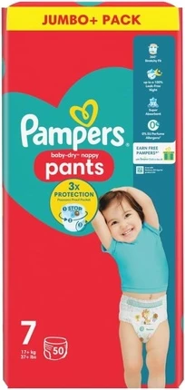 Подгузники-трусики Размер 7 Pampers