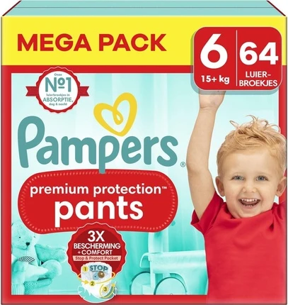 Pampers Premium Protection Трусики Размер 6