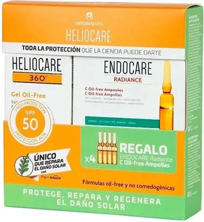 Heliocare 360 Гель без масел SPF 50 Набор