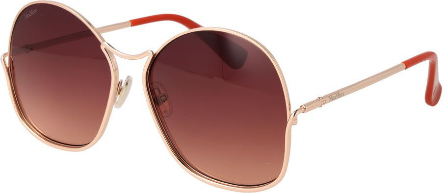 Солнцезащитные очки Max Mara из розового золота