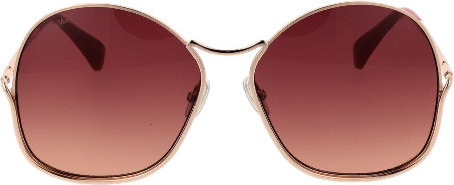 Солнцезащитные очки Max Mara из розового золота