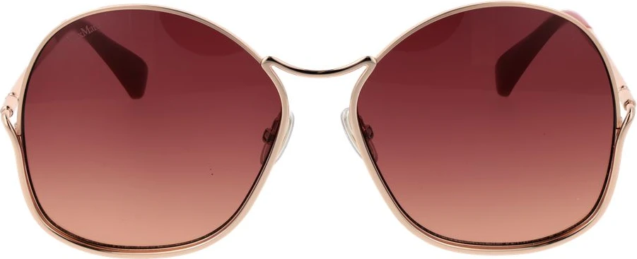 Солнцезащитные очки Max Mara из розового золота