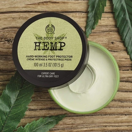 Защитный крем для ног с коноплей The Body Shop