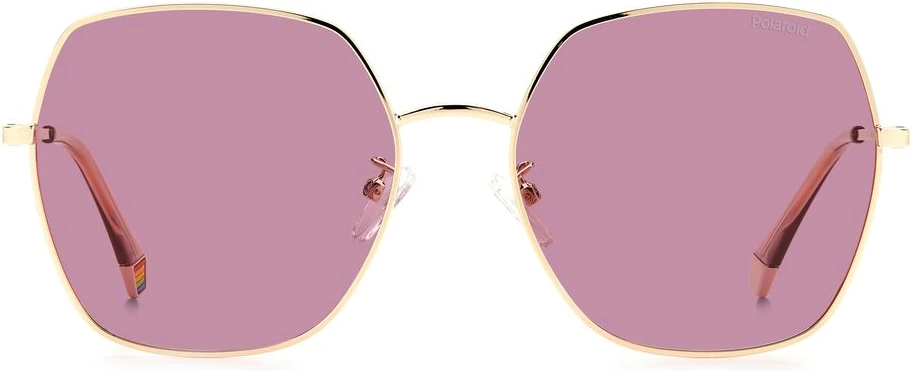Солнцезащитные очки Polaroid Rose Gold из нержавеющей стали