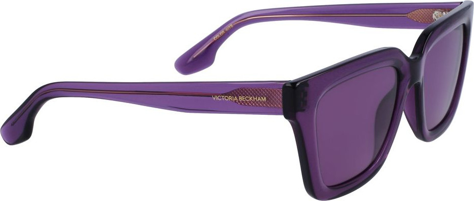 Фиолетовые солнцезащитные очки Victoria Beckham из инжекционного материала
